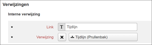 Doelpagina in prullenbak